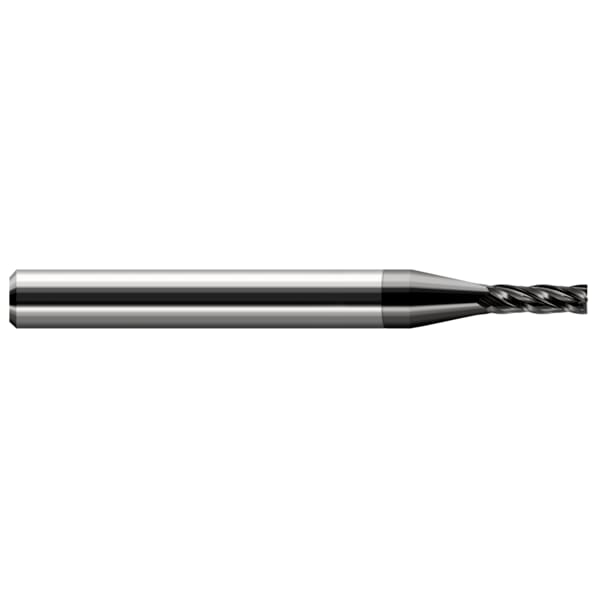 Miniature End Mill - Square - Stub & Standard, 0.2500" (1/4), Material - Machining: Carbide